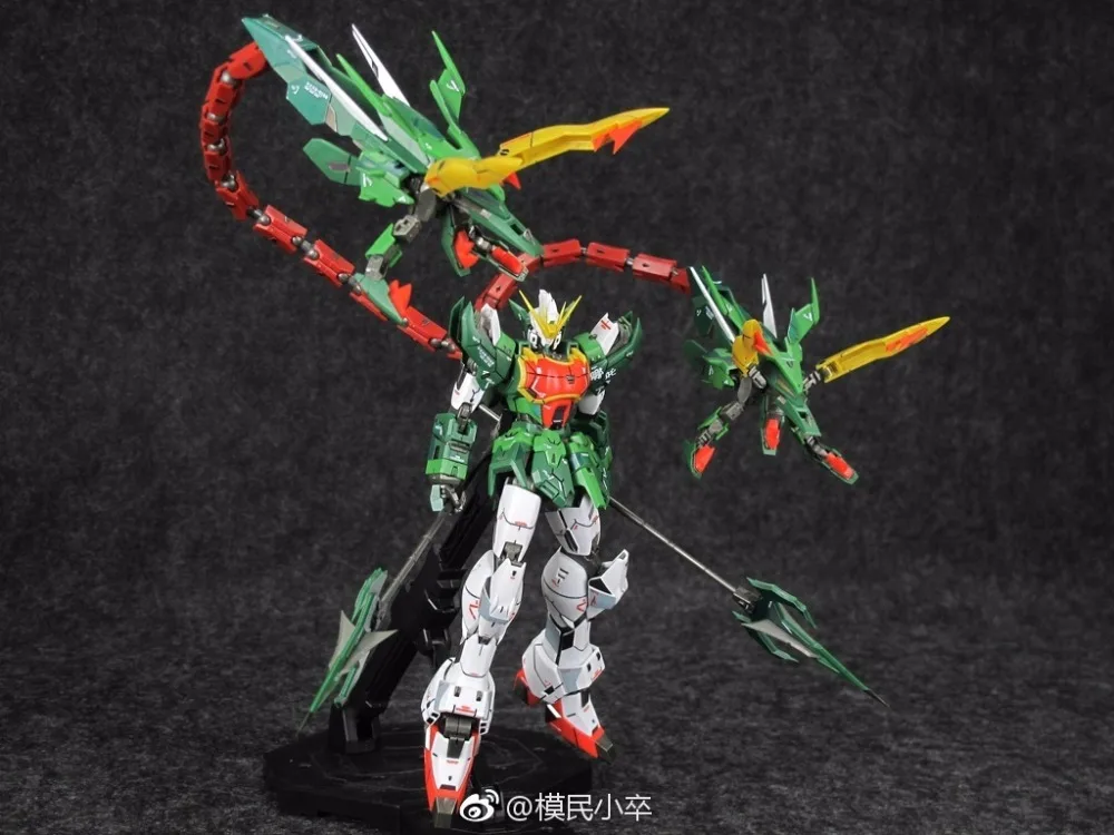 SUPER NOVA Gundam MG 1/100 Dvivietis vadovas dragon 01 XXXG-01SS Testamento Mobile Suit Anime Veiksmas Duomenys Surinkti Modelį Rinkiniai