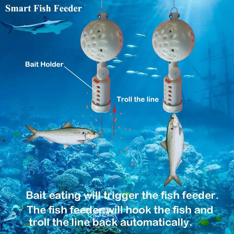 Smart Fish Finansuojančiojo Masalas Turėtojas Narve Žuvų Bite Sukelti Kablys Sugauti žuvų Automatiškai Kablys Sukelti Protingas Žuvų Gaudyklė Gaudyklė