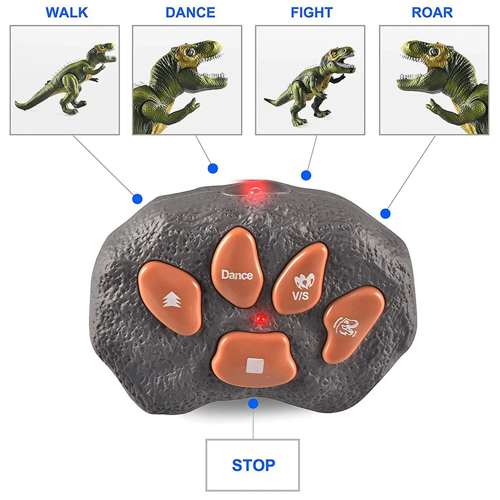 LED Žėrintis Žaislas Nuotoliniu būdu Kontroliuoti Vaikų Gyvūnų Žaislas Gyvas Dinozauras, Roplių Gyvūnų Nešiojamų Vaikų Ankstyvojo Lavinimo Žaislai