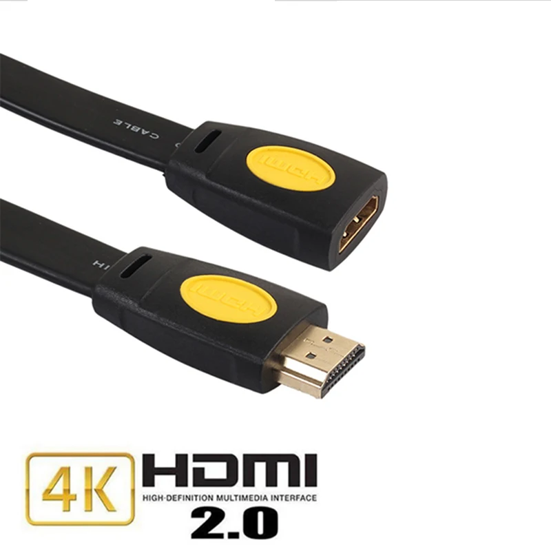 HDMI 2.0 Vyrų ir Moterų Pratęsimo Kabelis HDMI Kabelį Pratęsti 4K x 2K 60Hz Didelės Spartos TV Box/Notebook/PC/DVD/PS3/PS4