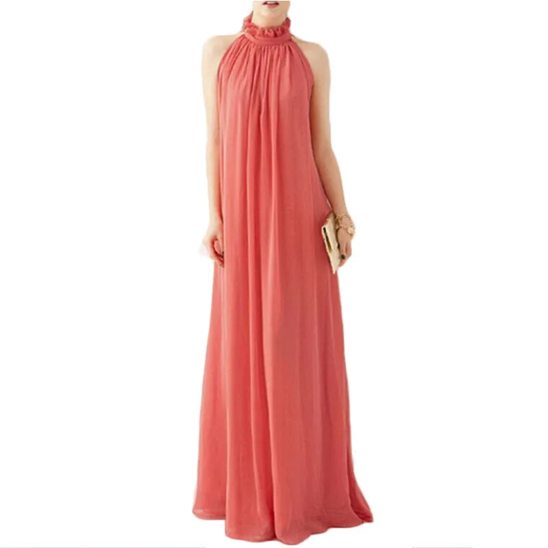 Vasaros Paplūdimio 2021 Maxi ilgio Šifono Bohemijos Suknelė Mergina Ilga Suknelė Naujovė Suknelės Moteris Elegantiškas Sundresses Moterų Drabužiai