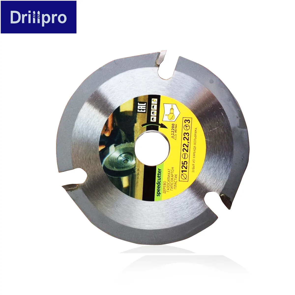 Drillpro 125mm 3 T, diskinio Pjūklo Ašmenys Multitool Šlifuoklis Pamačiau Diską Karbido Antgaliais Medienos Pjovimo Diskas