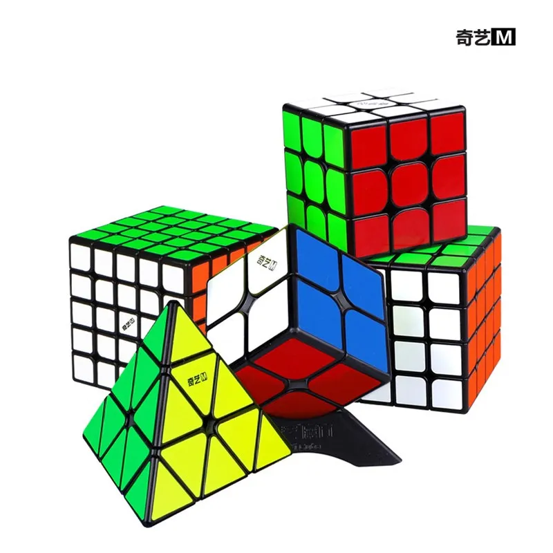 Qiyi 2x2 3x3 4x4 5x5 Magnetinio Magic cube Profesinės greičio ir sklandžiai Kubeliai vaikų žaislas puzzle įdomus Cubo magico suaugusiųjų dovana