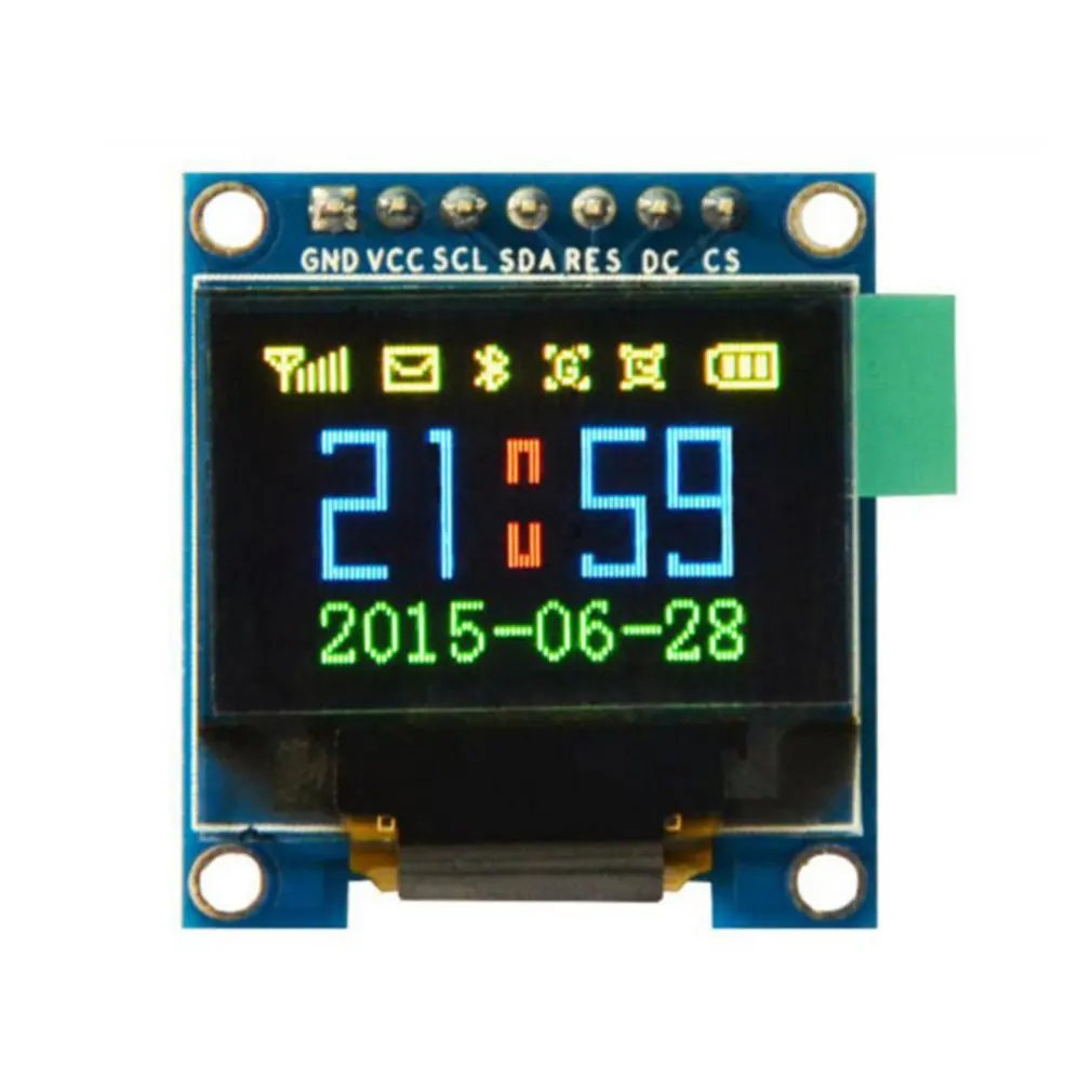 0.95 colių SPI Spalvotas OLED Ekranas Modulis SSD1331 96X64 LCD Arduino