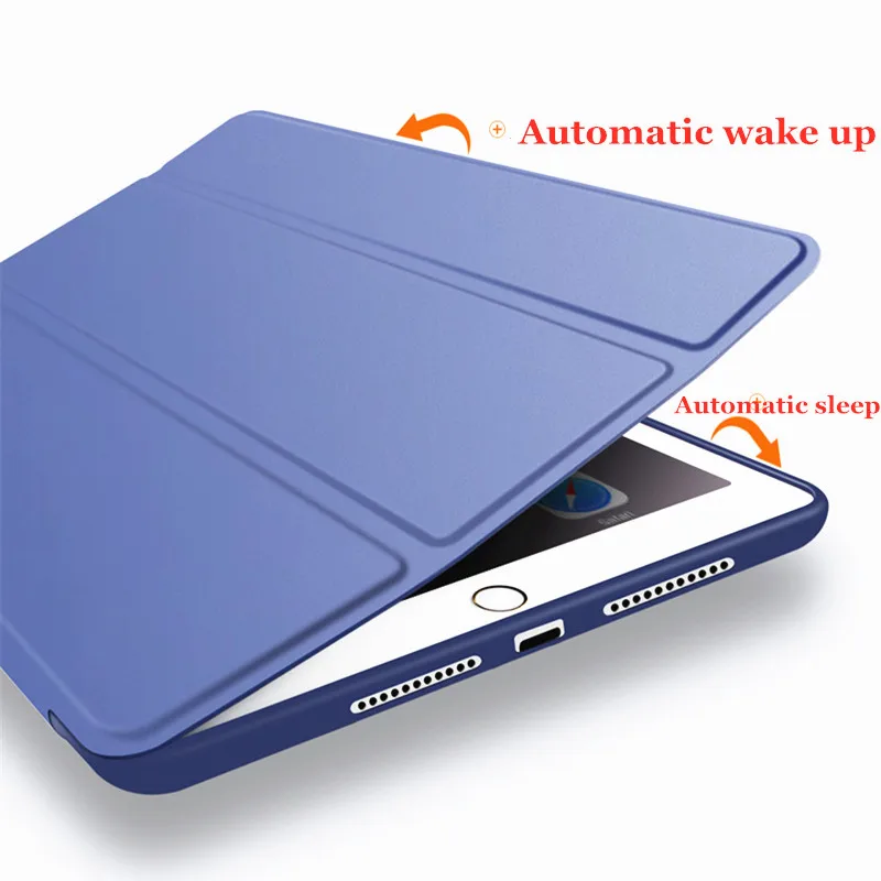 Case for iPad 2 3 4 Silikono Minkštas Galinį Dangtelį PU Oda Atveju Apversti Smart Cover Atveju Auto Sleep/Wake Up kartos Atveju