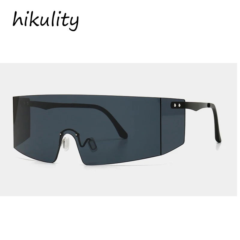 Unikalus taškus vienas gabalas lydinio akiniai nuo saulės vyrams 2020 naujo prabangaus prekės ženklo saulės akiniai moteriška elegancija hip-hop aikštės veidrodis atspalvių