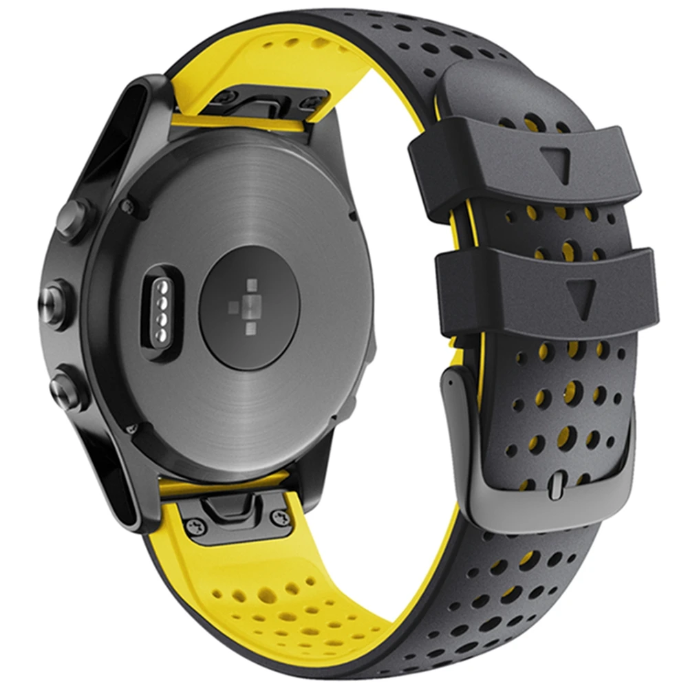 22mm Sporto Silikono Watchband Riešo Dirželis, Garmin Fenix 6 6 Pro Fenix 5 Pirmtakas 935 945 EasyFit Greito Atleidimo Wirstband