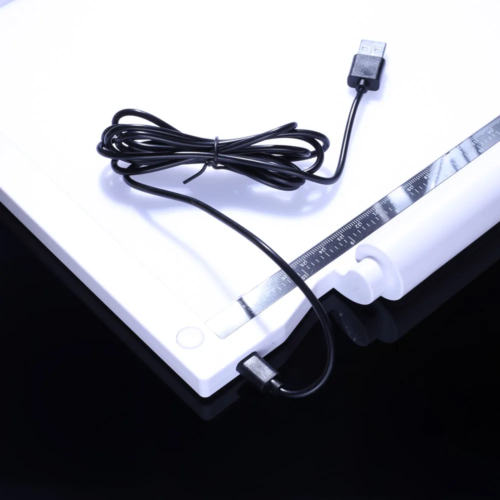 A4 formato Piešimo Planšetinį kompiuterį Skaitmeninės Grafikos Pad USB LED Šviesos Lauke Sekimo Kopijuoti Valdybos Elektroninis Menas Grafikos, Tapybos, Rašymo Lentelė