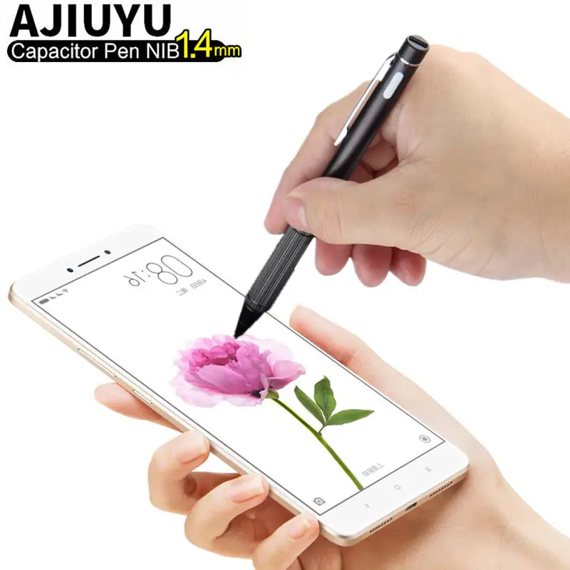 Aktyvus Pen Capacitive Jutiklinis Ekranas pen Samsung Galaxy S8 S9 S10 Plius S10E S7 Krašto stylus pen Mobiliojo telefono atveju PLUNKSNŲ 1.4 mm