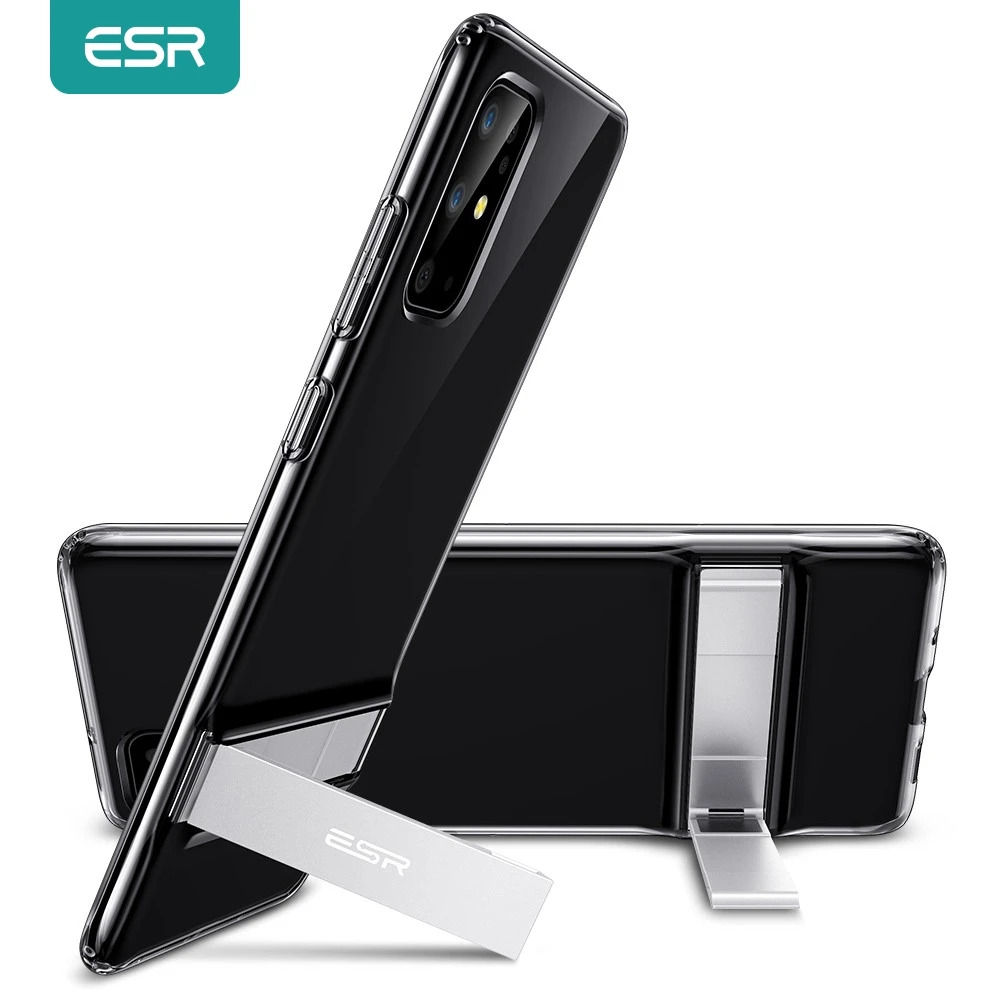 ESR Telefono dėklas Samsung Galaxy S20 Plius S20 Ultra Metalo Atramą Vertikalus Stovas TPU Bamperio Dangtelis, skirtas 