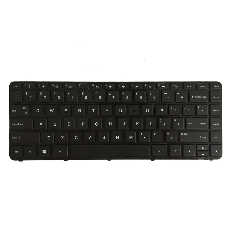 MUMS NAUJA Klaviatūra HP Pavilion MP-13M53US-698 BIS-787922-001 757922-001 PK1314C2A00 anglų juodos spalvos nešiojamojo kompiuterio klaviatūra su karkasu