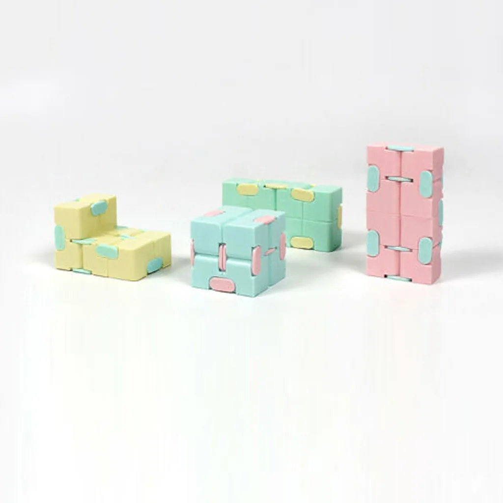 Figet žaislai popit Antistress Vaikų Rankose Išskleisti Nešiojamų Lengvas Magic Square кубик рубика figet kubo cuborubik