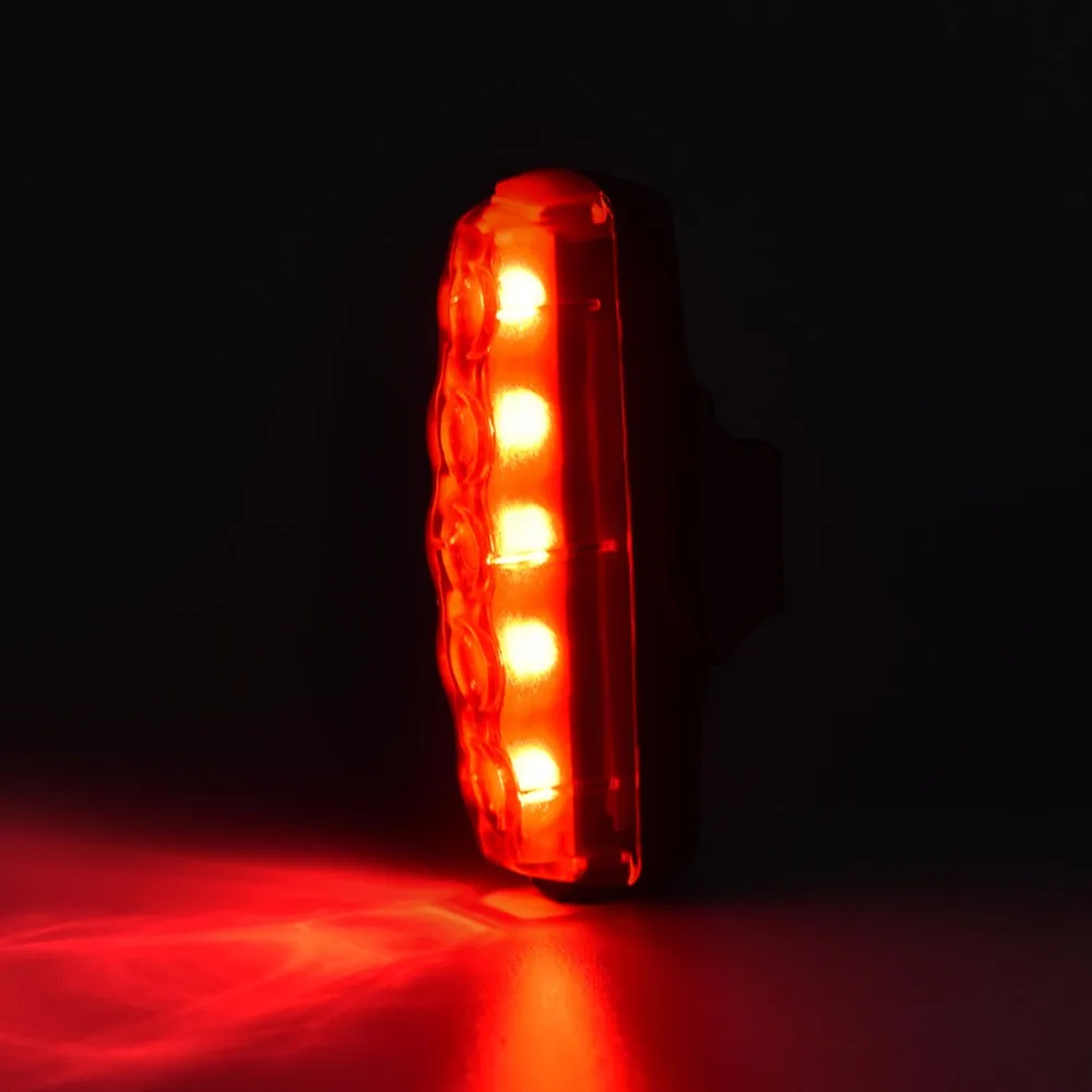 5 COB LED Dviračio Galinis Žibintas USB Įkrovimo Dviračių LED Uodegos Šviesos, atsparus Vandeniui MTB Kelių Dviratį Uodegos Šviesos Dviračių Priedų