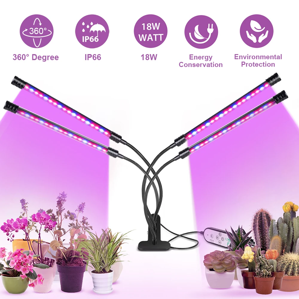 LED Grow Light USB Fito Lempos Visą Spektrą Augti Palapinė visą Komplektą Phytolamp Augalai, Sodinukai, Gėlės viduje Auga Lauke