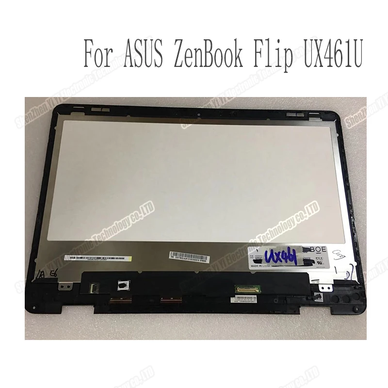 14 COLIŲ ASUS ZenBook Apversti UX461U ux461ua ux461ua UX460 1920*1080 NV140FHM-N62 LCD EKRANAS jutiklinis lcd asamblėja