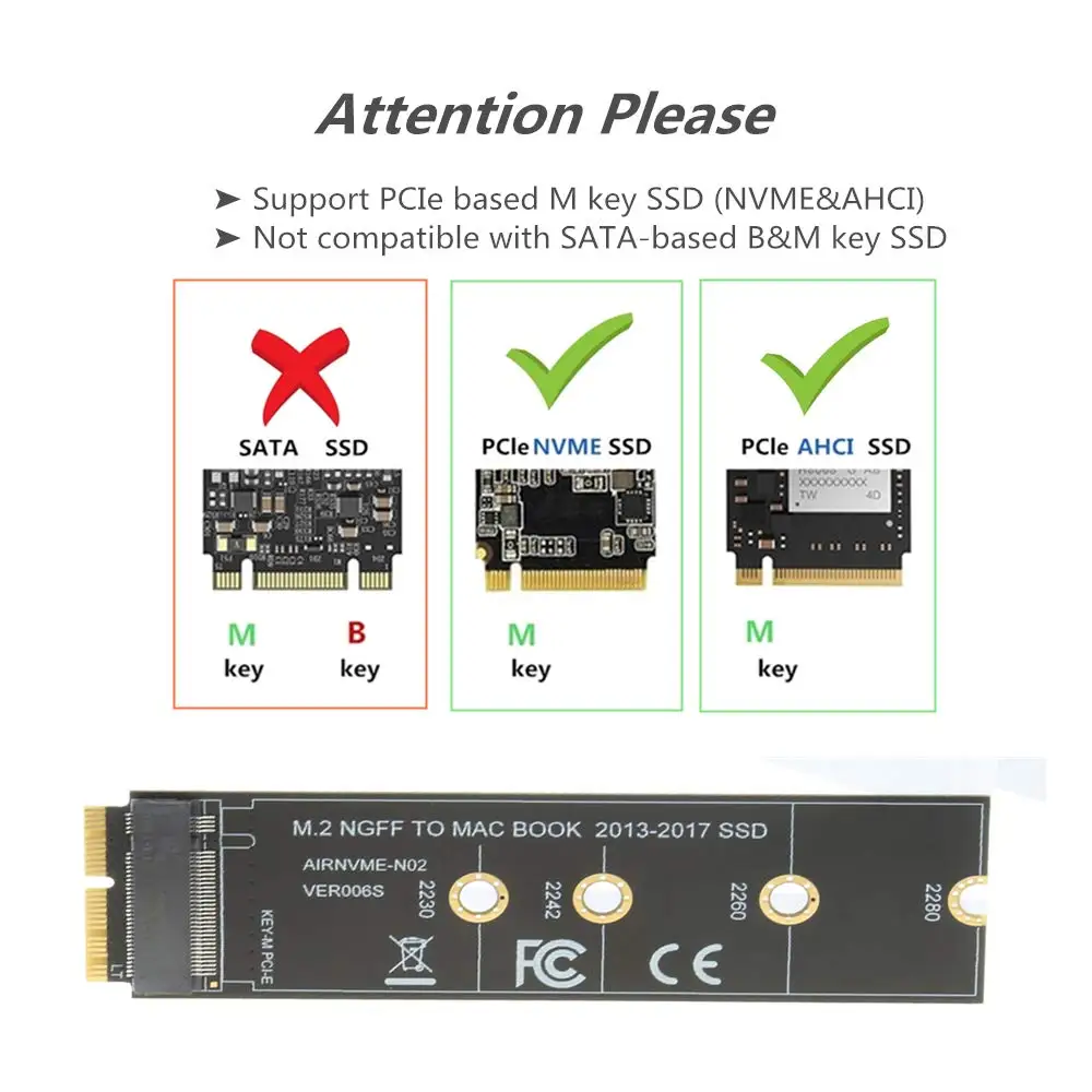 M. 2 NVME SSD Konvertuoti Adapterio plokštę už 
