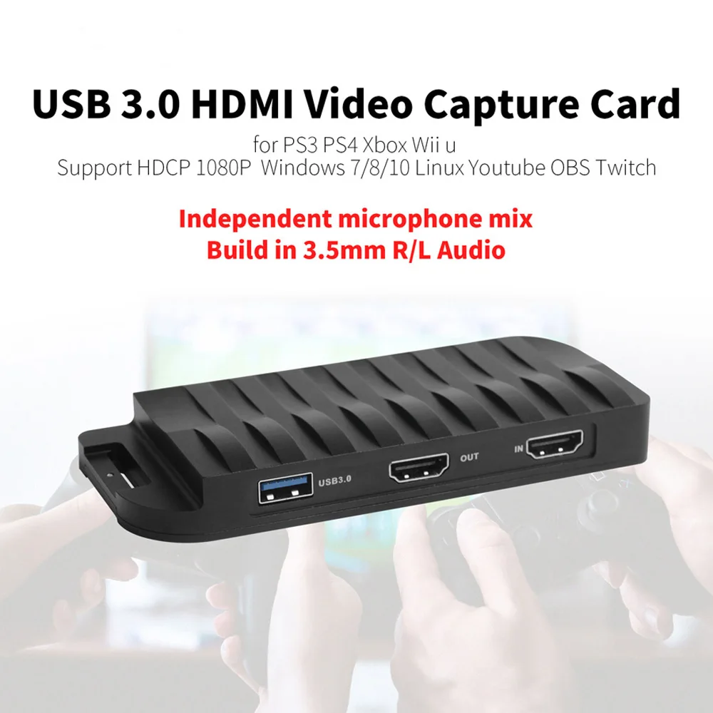 4K HDMI su USB3.0 Filmavimo Darbas Kaip Cam Nuorodą DSLR fotoaparatas