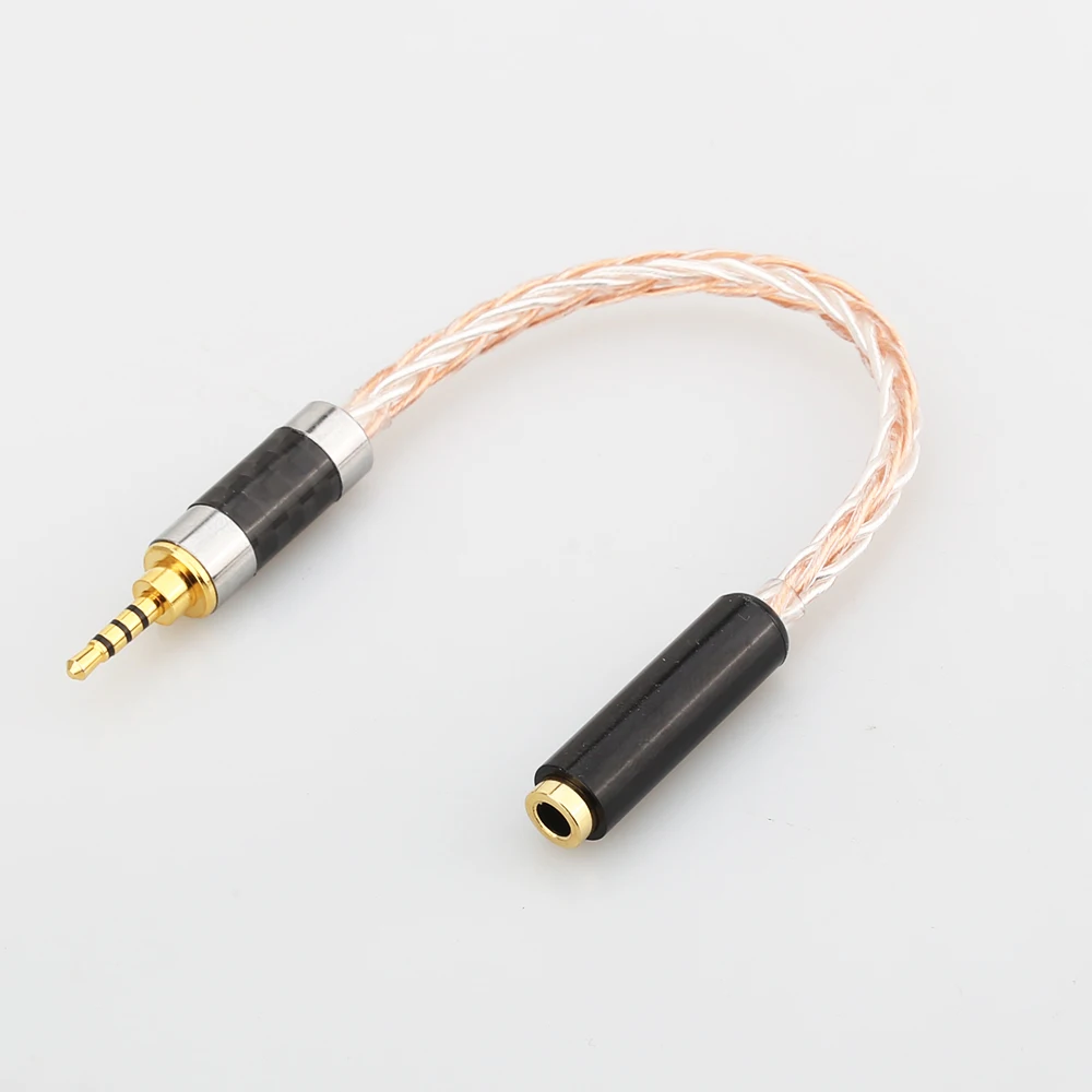 Audiocrast 10cm 2,5 mm TRRS Subalansuotas Vyrų ir 3,5 mm Stereo Moterų Ausinės Garso Adapterio Kabelį
