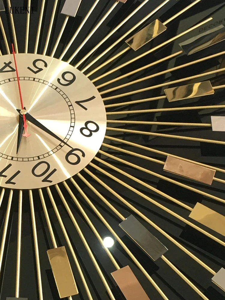 Mute Kvarcinis Laikrodis Didelis Laikrodis Sieninis Laikrodis Kambarį Asmenybės Kūrybos Šviesa Prabanga Europos Šiuolaikinės Mados Laikrodis Miegamųjų Namo
