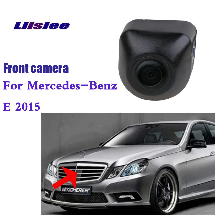 LiisLee automobilio priekyje logotipas kamera Teigiamą vaizdo kamera, Parkavimo Pagalba Mercedes Benz E Vandeniui Naktinio matymo CCD