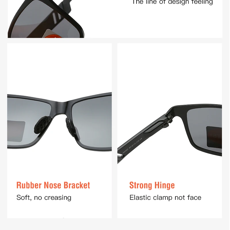 Poliarizuoti akiniai, Akiniai nuo saulės UV400 Classic Prekės ženklo Saulės akiniai Vairavimo Vyrai dizaineris masculino Vyrų Veidrodis Akiniai
