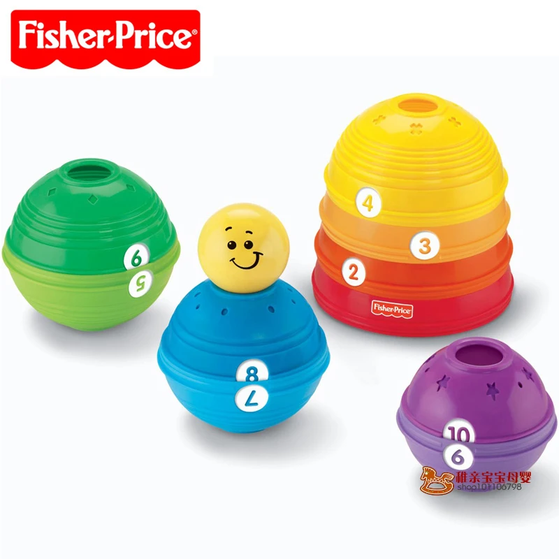 Fisher-Price Pagrindai Kamino Roll Puodeliai Kūdikių Švietimo Kūrybinis Žaislas Puikus Pierwsze Klocki Vaikas, Gimtadienio Dovana, Žaislai Vaikams
