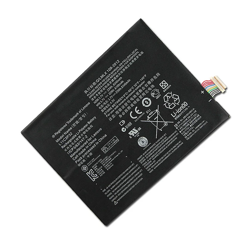 Originalaus Baterija Lenovo IdeaTab S6000 S600H B6000 A7600 L11C2P32 Originali Tablet Akumuliatorius 6340mAh