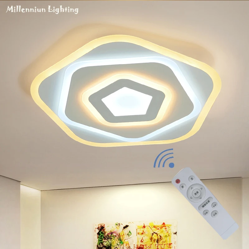 Šviestuvo LED Lubų Liustra-Ultra plonas Patalpų Apšvietimas Baltos spalvos svetainė, Miegamasis, Valgomasis LED Šviestuvo 220V