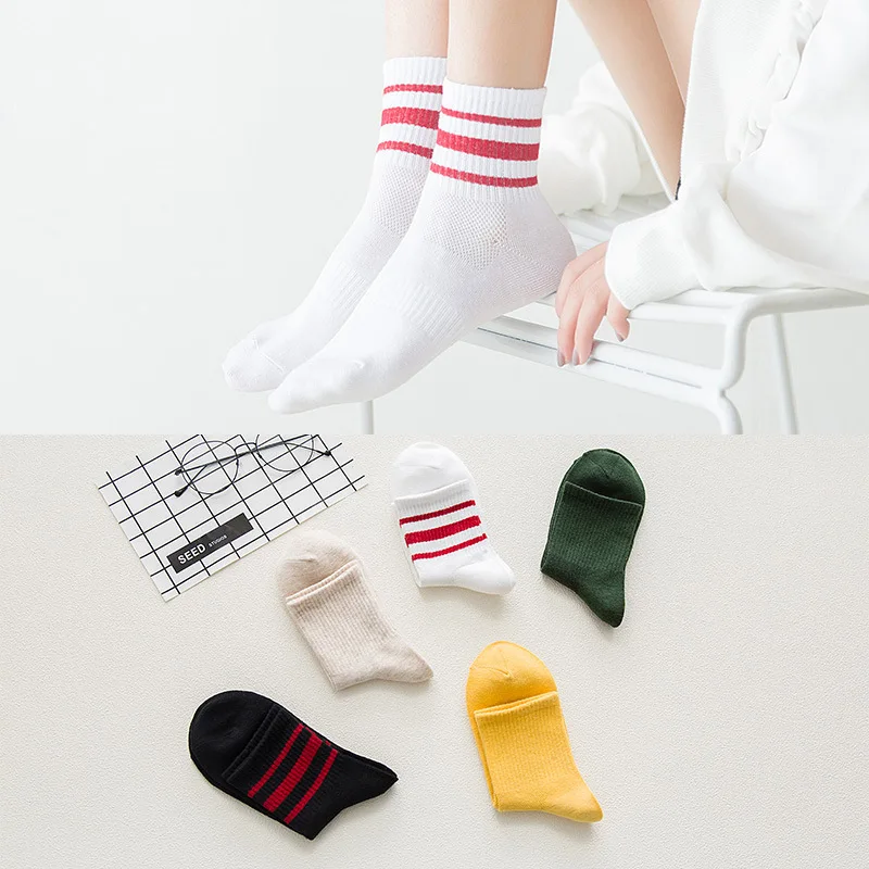 Naujas kojinių Žiemos Moterų Kojinės vientisos Spalvos Medvilninių Kojinių Moterims Japonų Stiliaus, Aukštas, Ilgas Kojines Rudenį Moteris Hosiey Meias