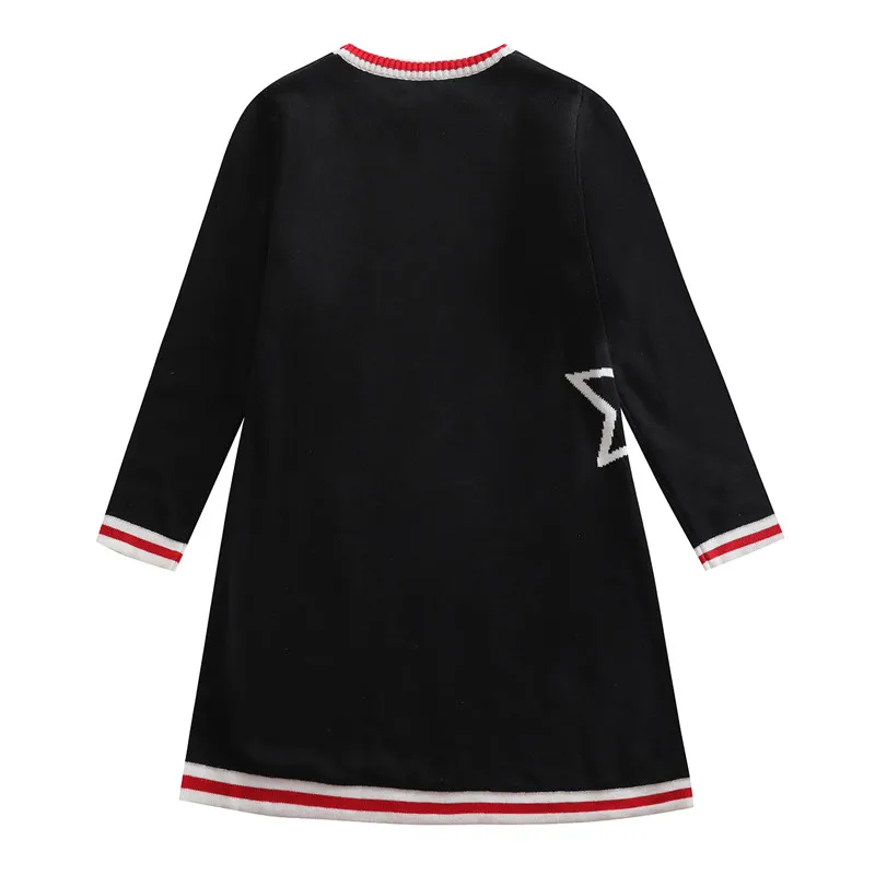 Vaikai Mezgimo Suknelės Vaikų Berniukų Megztiniai Trikotažas Jumper Vaikus Mergina Pullover Sweater Dress Komplektus Jumper Kalėdų Drabužius