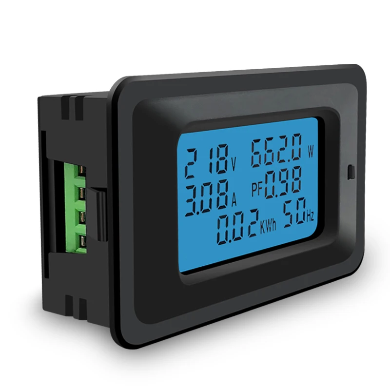 AC220V/100A 22KW Digital Voltmeter Ammeter Srovės voltmetras Elektros Energijos Amperų Volt wattmeter testeris detektorius CT Ritė