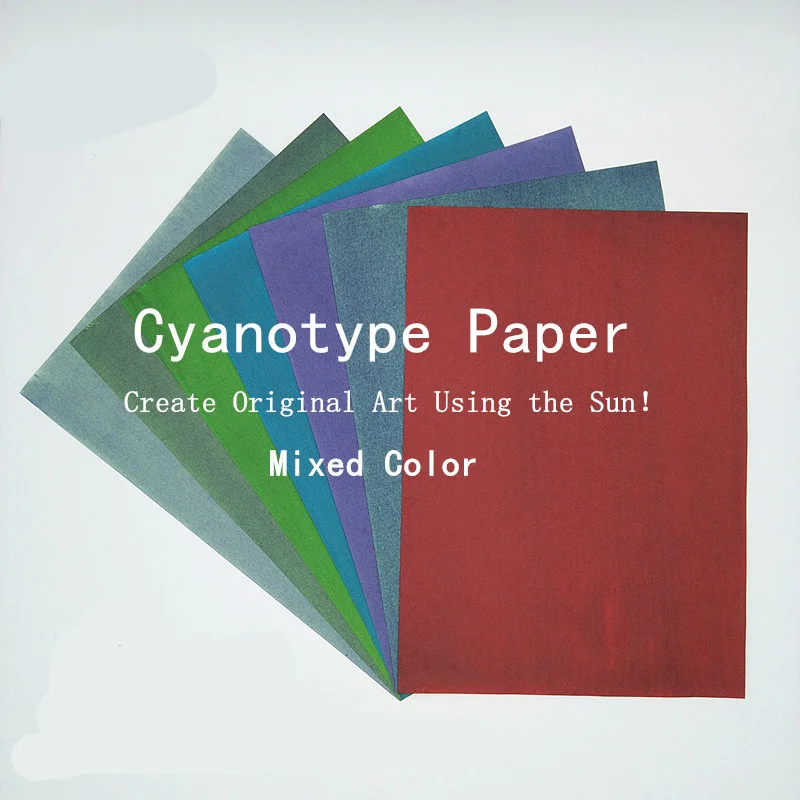 A4 Saulės Aktyvuotas Pobūdžio Spausdinimo Popieriaus Saulės Aktyvuotas SunCreations Cyanotype Popieriaus Didelio Jautrumo Sunprint Spausdinimo Popieriaus 24pcs