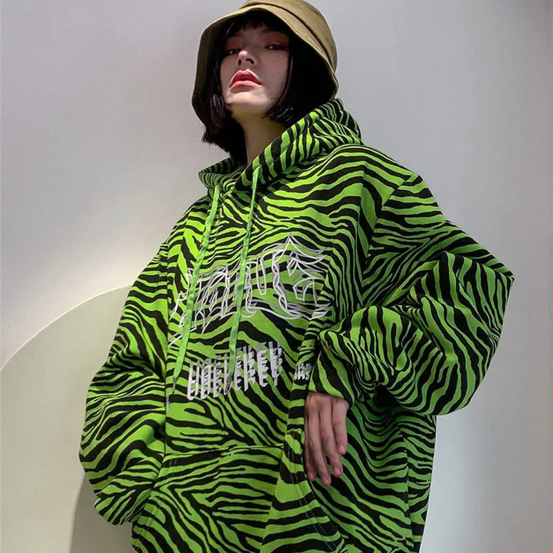 Rudenį, Pavasarį Japonijos Dizaino Studentų Hoodies Moterų Prarasti Negabaritinių Palaidinės Kpop Mados High Street Harajuku Žalia Hoodie
