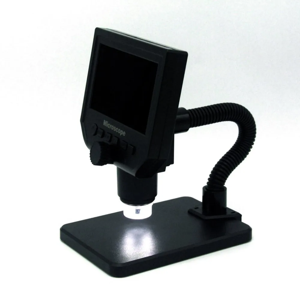600X LCD Skaitmeniniai Mikroskopai, Mikroskopu Endoskopą didinamasis stiklas, Kameros 1080P 8LED Nešiojamų 4.3