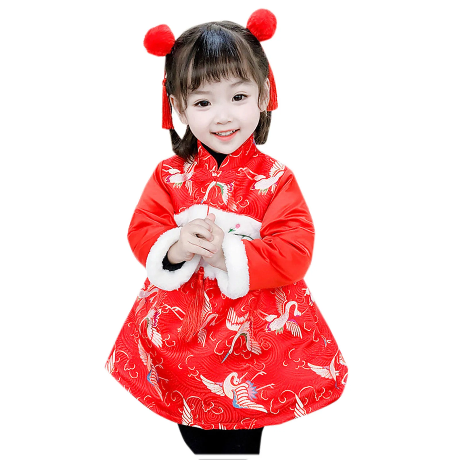 #50 Baby Girl Dress Vaikams Drabužių Naujagimis Kūdikis, Kūdikis, Vaikas Mergina Mėnulio Kinų Naujieji Metai Tango Kostiumas Princesė Suknelės, Drabužiai Mergaitėms