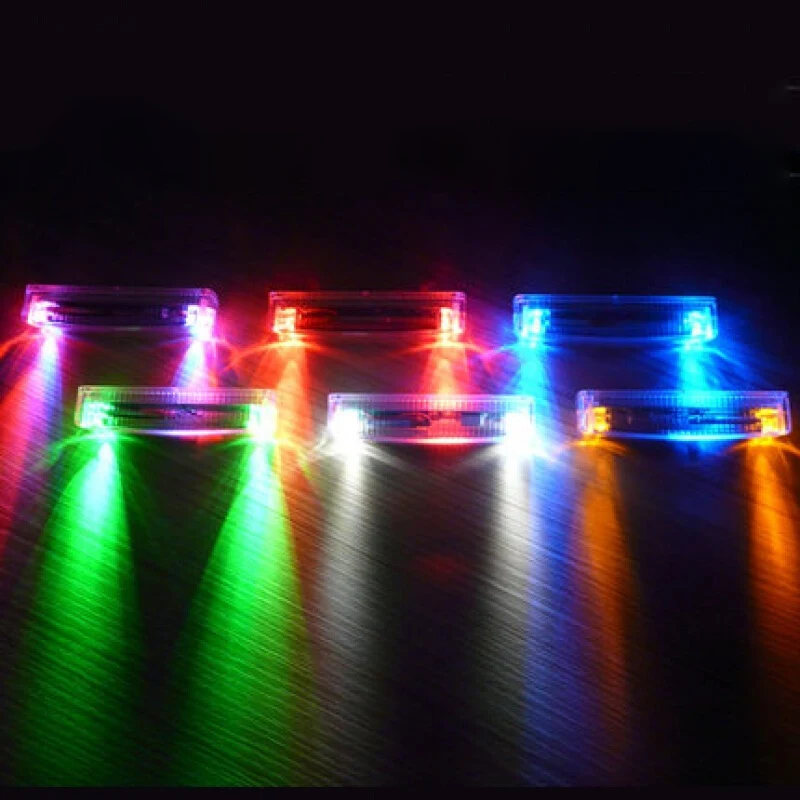 LED RGB Universalus AUTO Belaidžio Saulės Daugiafunkcinis Tinklo Šviesos Pažangios Kontrolės Lipdukas Automobilių Mirksi Šviesos Apdaila