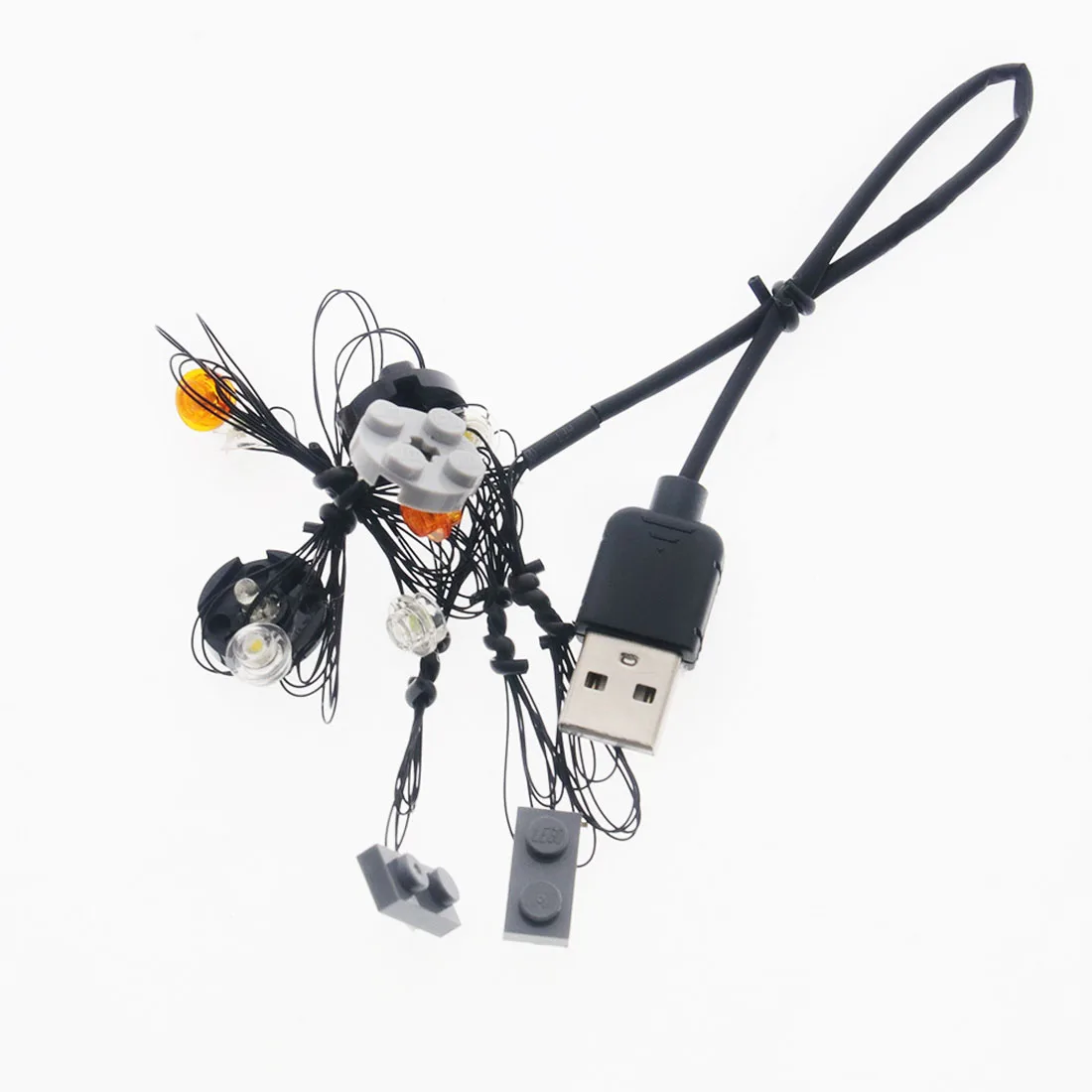 USB Powered LED Apšvietimo Komplektas Mėlyna Sraigtasparnis Siekimas 75928 (Tik LED Šviesos, be Bloko Komplektą)