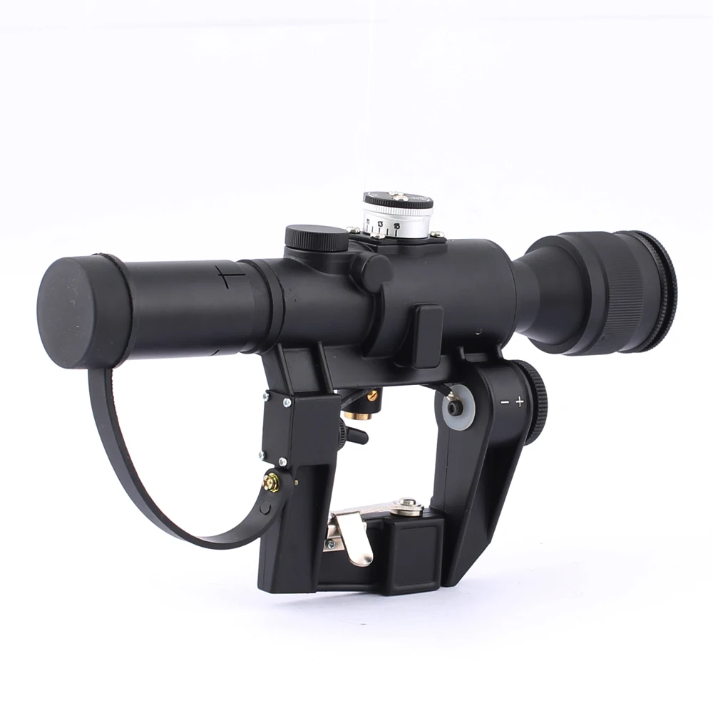 SVD 4x24 optinį taikiklį Šautuvas taikymo Sritis Taktinis Raudonai Apšviestas Akyse Riflescope už Šautuvas SVD Serija AK Šautuvas