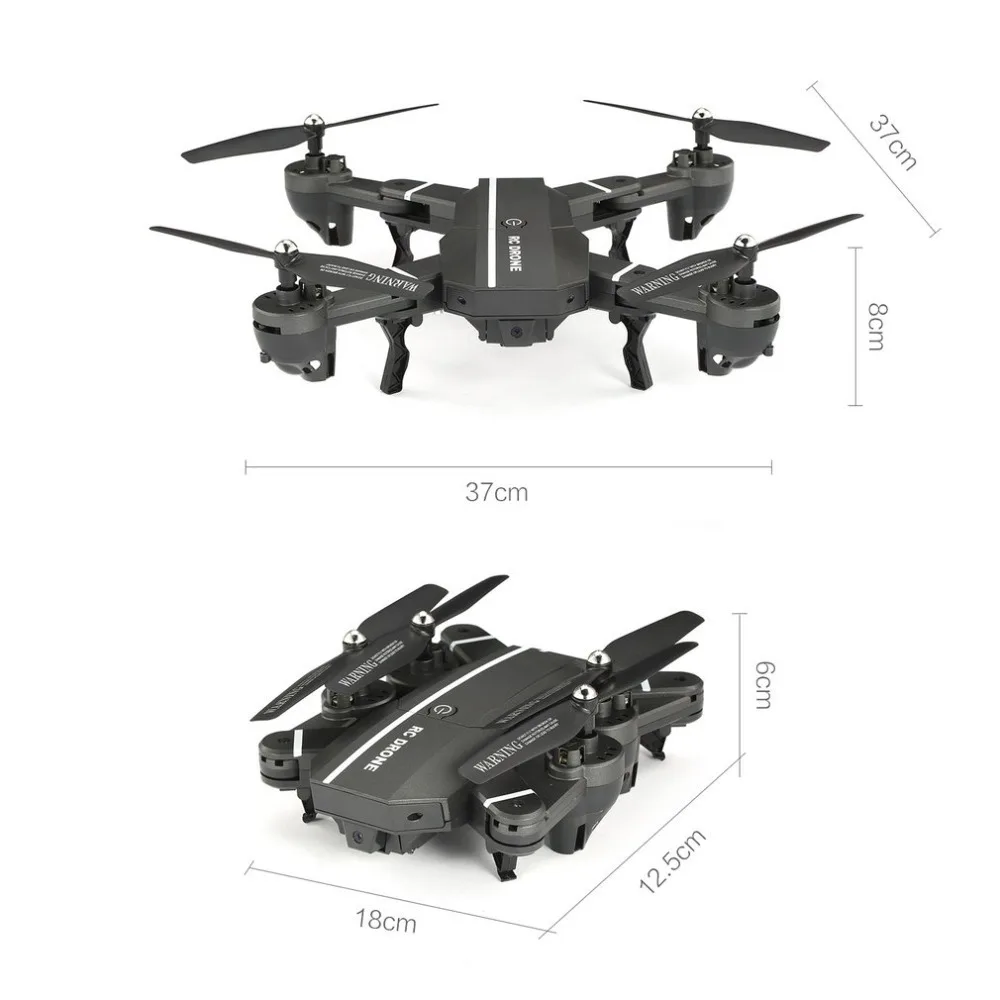 Smart Lankstymo RC Quadcopter Drone Žaislai su FPV HD Kamera Begalvis Režimas 3D Salto