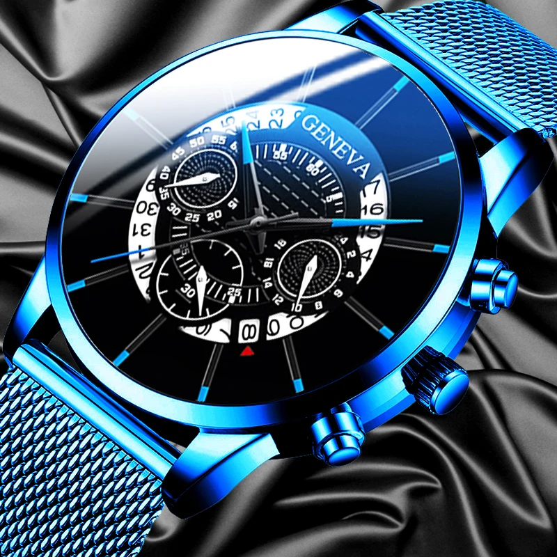 2020 Relogio Masculino Laikrodžiai Vyrų Mados Sportas Lauke Nerūdijančio Plieno Odinis Dirželis Žiūrėti Kvarco Verslo Laikrodis Reloj Hombre