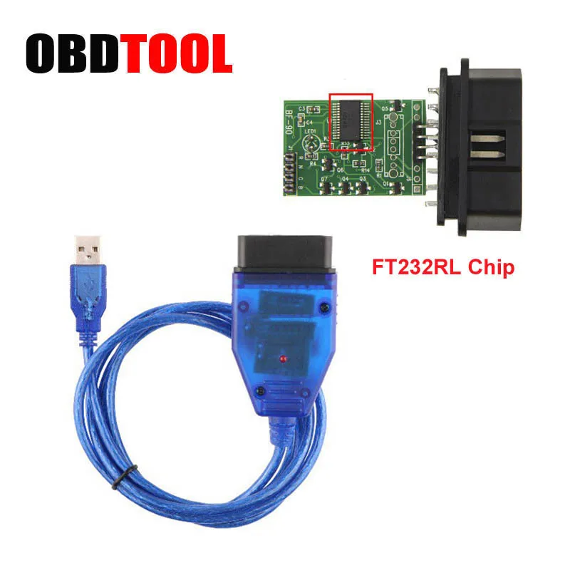 FT232RL CH340 Chip Variantas VAG USB Kabelis OBD2 Diagnostikos USB Sąsaja OBD 2 OBDII Auto Scan (OBD Laidas Audi, Skirtas VAG Serija