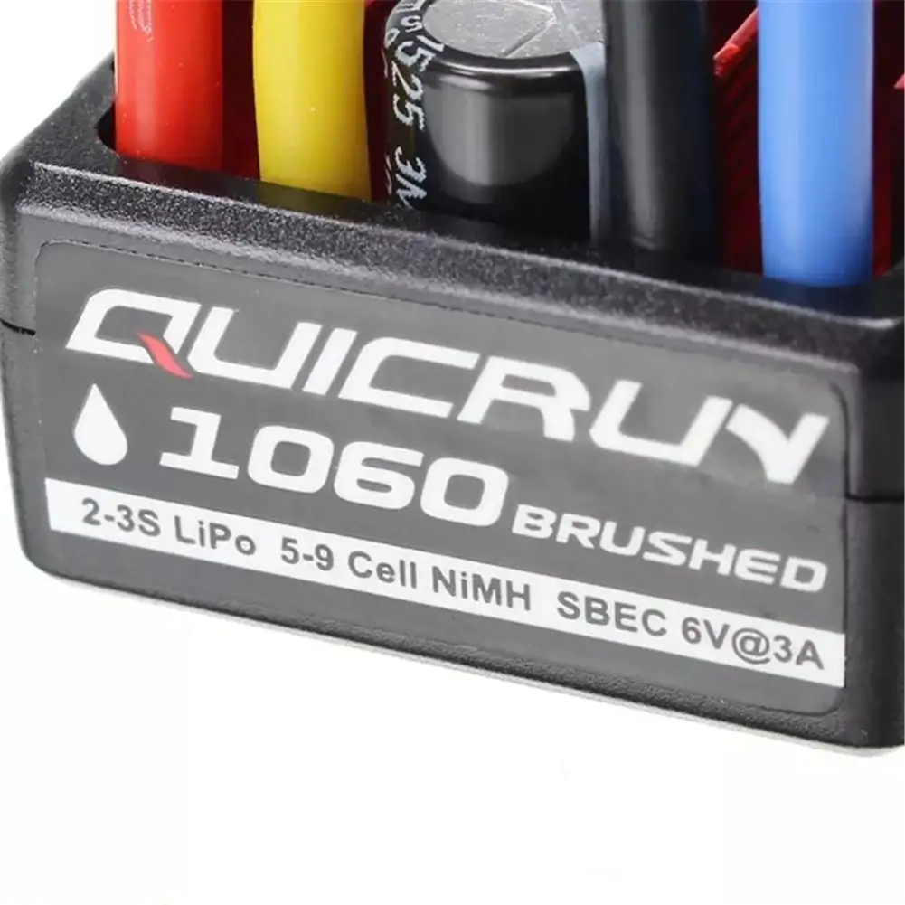 QuicRun 1060 Brushed ESC, 60A/360A 2A/5V 11.1 V RC Automobilių Dalis