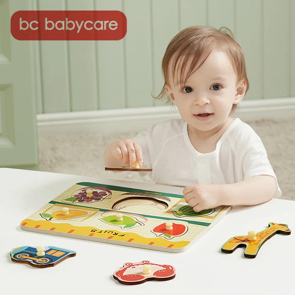 Kūdikių Montessori Medinė Dėlionė Rankomis Patraukti Lentas, Žaislai, Transporto priemonės, Gyvūnai, Vaisiai 3D Galvosūkiai Tangram Dėlionės Vaikai Anksti Švietimo Žaislas