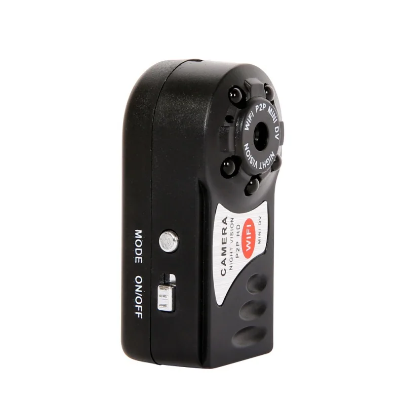 Originalus Q7 WiFi IP Mini Kamera, infraraudonųjų SPINDULIŲ Naktinio Matymo P2P Belaidės Mikro Kamera, Nuotolinio Valdymo Vaizdo Espia Tiesus 