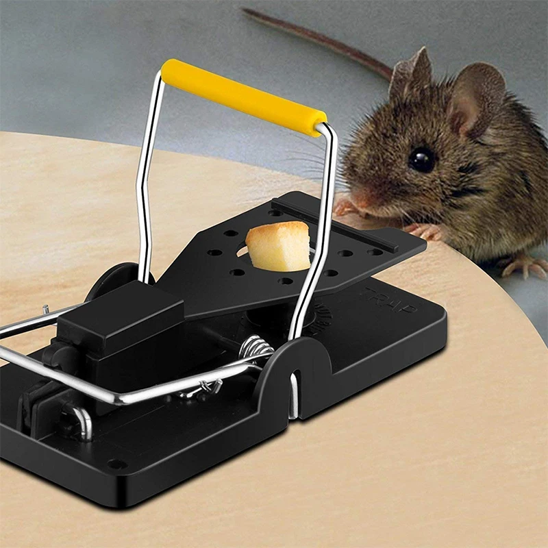 12pcs Pelės Spąstus Pelėms, Pelės, Žiurkės Spąstus Mousetraps Plastiko Catcher Žudikas Daugkartinio naudojimo Graužikų Snap