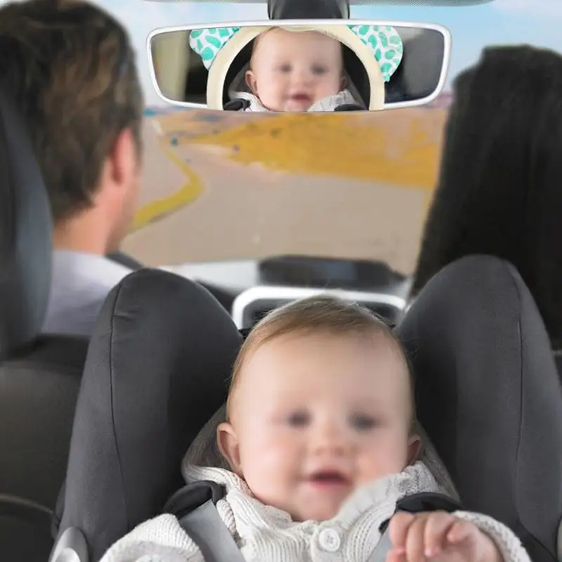 Saugos Sėdynės Galinio Vaizdo Veidrodėlis Kūdikiui Automobilių Kūdikių Veidrodis Atvirkštinio Įrengimas Automobilio Salono Vaizdas Iškreipiantį Veidrodį, Ji Gali Suktis 360 Laipsnių