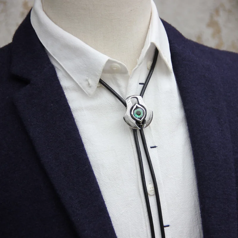 Originalus dizainerio bolotie nerūdijančio plieno dervos akių bolo kaklaraištis vyrams asmenybės kaklo kaklaraištis madingas aksesuaras
