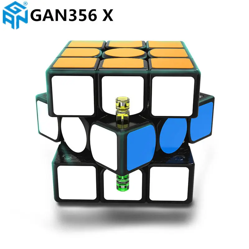 GAN356 X S Magnetinio Greitis Kubas 3x3x3 Profesinės Magnetų Magija Galvosūkį Kubeliai GAN356X