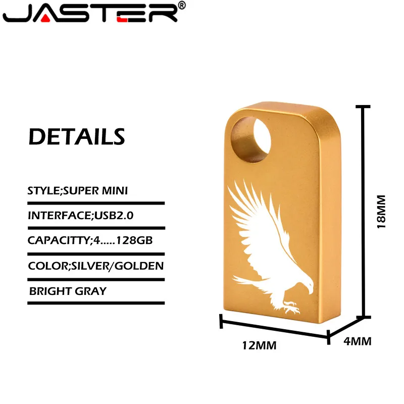 JASTER Mini pen drive 64gb 32 gb, USB 2.0 flash drive pendrive USB atmintinė 16gb 8gb memory stick realias galimybes usb 2.0 flash 
