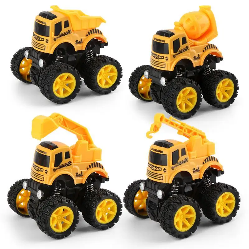 Žaislai Automobilis-4 Stilius Mini Inercinės Inžinerijos Transporto Priemonių Ekskavatorių Kombaino Vaikams Įdomus Berniukas Inžinerijos Sunkvežimio Modelis Automobiliai, Žaisliniai